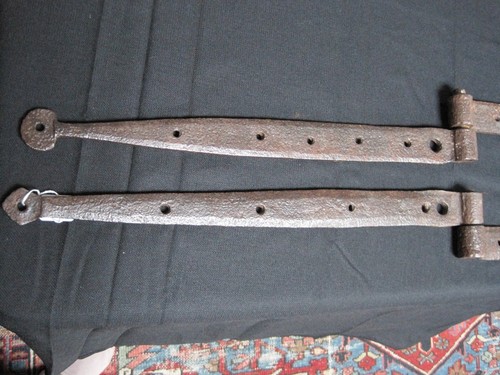 Two early 19c hand blacksmith - hand,
