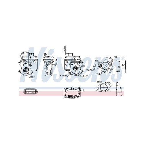 Egr nissens valve - egr, renault
