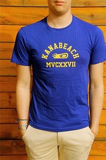 tee shirt bleu nuit KANABEACH