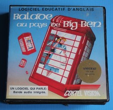 AMSTRAD CPC 464 664 6128 "BALADE au pays de BIG BEN" Disquette+cassette audio Fr