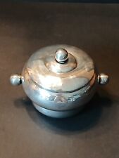 bonbonnière Art-Déco Métal Argenté Poinçons Présents