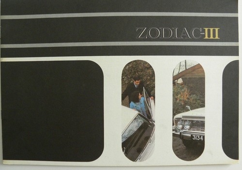 Brochure ford zodiac mark - zodiac, iii
