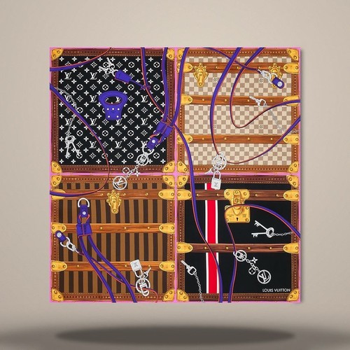 Louis vuitton écharpe carrée - louis,