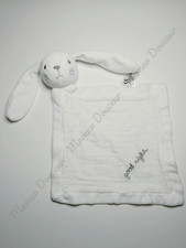 Doudou Plat Lange Lapin Blanc