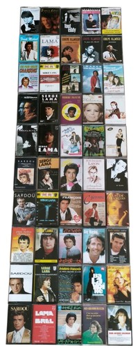 Lot cassettes audio serge - 50,