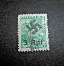 TIMBRE AUTRICHE REICH, SURCHARGE  3 RPF