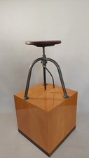 Tabouret Médical Ancien A Système 
