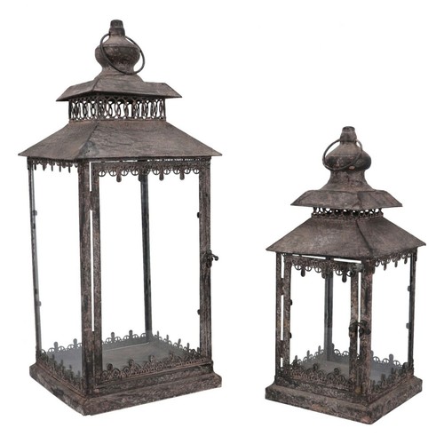 Lot lanternes en fer - 2,