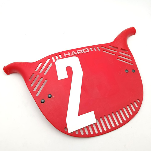 1980s bob haro number plate - number,