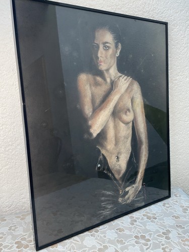 Féminin dessin original - nu,