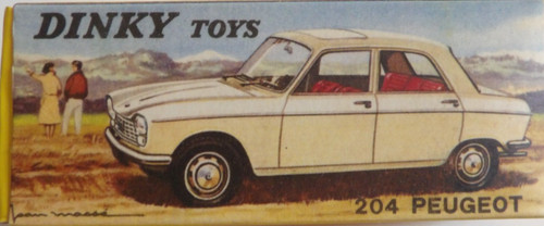 Peugeot 204 dinky - 1/43,