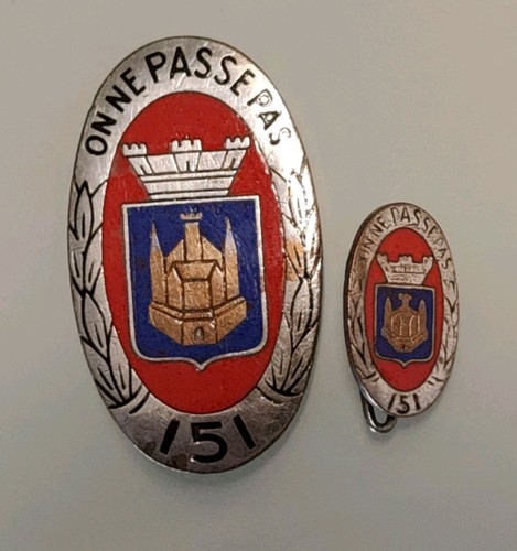 Insignes 151 regiment - 2, 151°