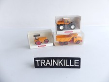 WIKING 1:87 HO 3 VEHICULES DE CHANTIER MAGIRUS CAMION / TRACTEUR / ROULEAU