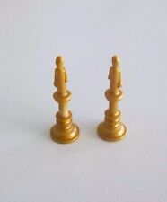 PLAYMOBIL PRINCESSES - Lot de 2 Chandeliers Dorés Salle du Trésor 4255