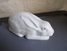 Portieux opaline de foire lièvre lapin verre cristal