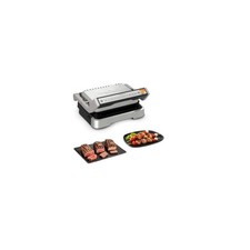 tefal grill viande 2100w acier inoxydable GC772D10 optigrill 2 en 1