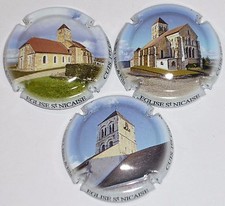 Capsule de Champagne :Extra !!!  GILBERT , église Saint Nicaise , série n°32 