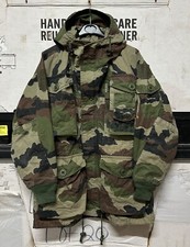 GENUINE MEGA RARE FRENCH ARMY SF SASS SMOCK CCE CAMO RIP-STOP EX COND !!! MEDIUM
