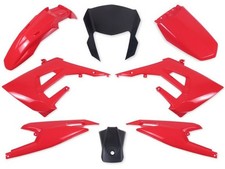 Kit 8 carénages rouge Derbi