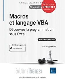 Macros langage vba - macros,