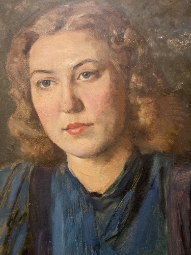 Painting oil - , on