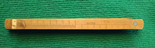 ANCIEN METRE EN BOIS pliant en 5 éléments - OUTIL DE MESURE ARTISANAL