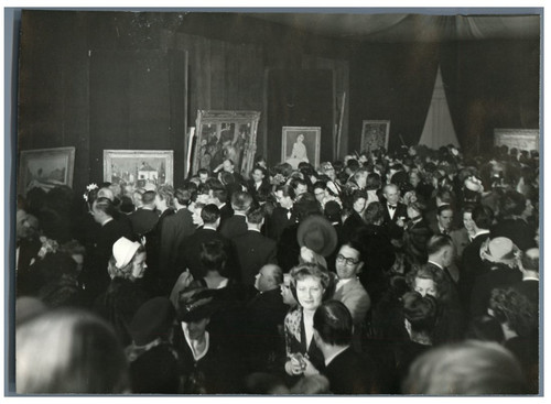 Paris vernissage la - vernissage, à