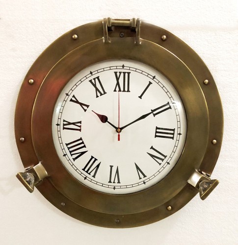 Horloge murale nautique - , à