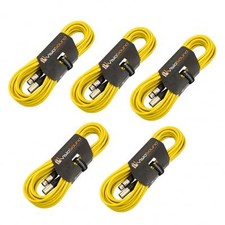 5 x 10m Câble Micro XLR mâle