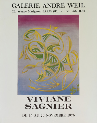 Viviane sagnier affiche - viviane,