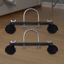 2 supports de roulettes pour