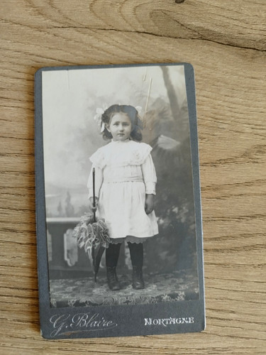 Photo ancienne fillette - ancienne,