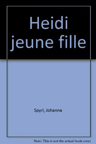 Heidi jeune fille johanna - jeune,