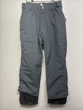 Burton Neige Pantalon Hommes M Gris Biolite Snowboard Ski Cargo #6D3C