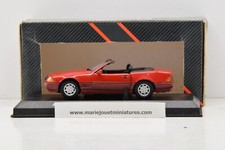 MERCEDES 320 SL 1990 LIGHT RED