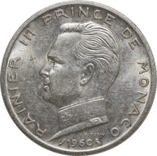 Monaco - Rainier III, 5 Francs