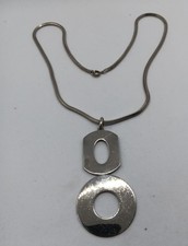 Ancien collier  WOLOCH brutaliste moderniste années 60' - 70' jewelry necklace