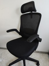 Fauteuil de Bureau Ergonomique avec Support Lombaire, Accoudoirs et Appuie-Tête.