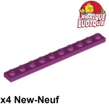 Lego 4x Plaque Plate 1x10 10x1