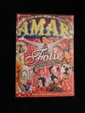 Affiche cirque AMAR   A LA