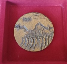 Rare Médaille bronze 1991 à