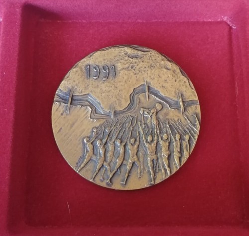Rare médaille bronze 1991 - médaille,