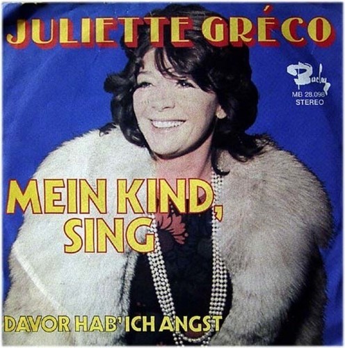 Juliette gréco mein - gréco, kind