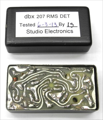 Dbx 207 rms - dbx, detector