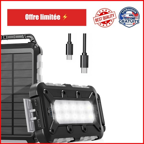 Batterie externe solaire - batterie,