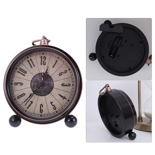Retro iron table clock vintage - retro,
