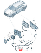 AUDI Q8 4MN Adaptateur de caméra de vision Câble métier à tisser 4M8971192D