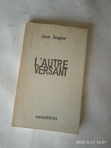 Jean laugier autre - laugier., versant