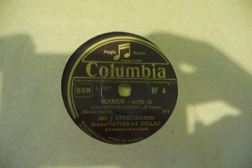 Pagnol marius 78rpm - pagnol-marius, la