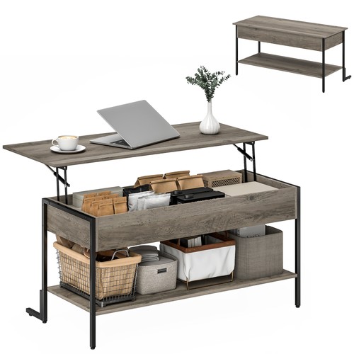 Homcom table basse - homcom, relevable